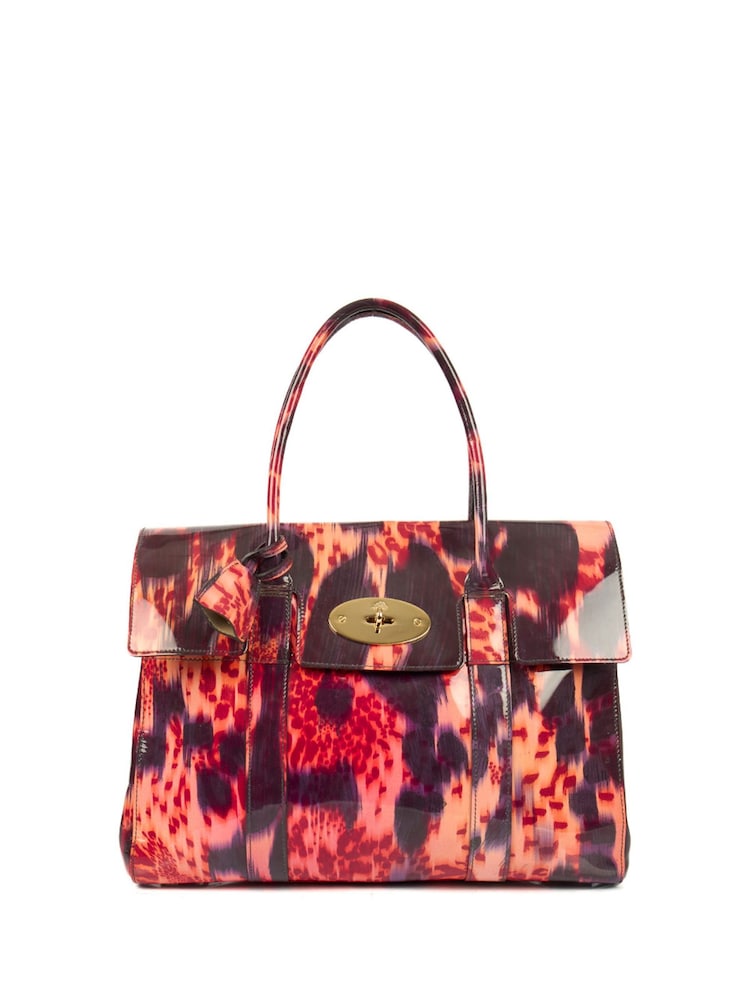 Mulberry Purple Bayswater Heritage Patent Leather Handbag - Image 1 of 6