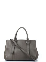 Mulberry Grey Bayswater Double Zip Tote Leather Handbag - Image 2 of 6