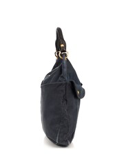 Miu Miu Blue Canvas Shoulder Bag - Image 3 of 6