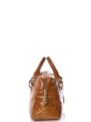 Versace Brown Tote Patent Leather Handbag - Image 3 of 6