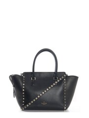Valentino Black Rockstud Tote Small Leather Handbag - Image 1 of 6