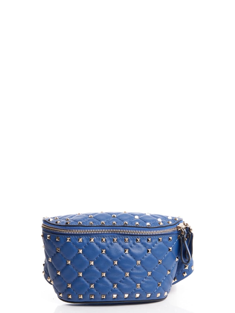Valentino Blue Rockstud Belt Bag - Image 1 of 6