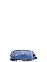 Valentino Blue Rockstud Belt Bag - Image 5 of 6