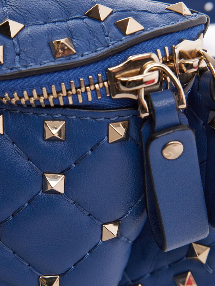 Valentino Blue Rockstud Belt Bag - Image 6 of 6