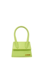 Jacquemus Green Le Chiquito Moyen Leather Handbag - Image 1 of 6