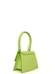 Jacquemus Green Le Chiquito Moyen Leather Handbag - Image 3 of 6