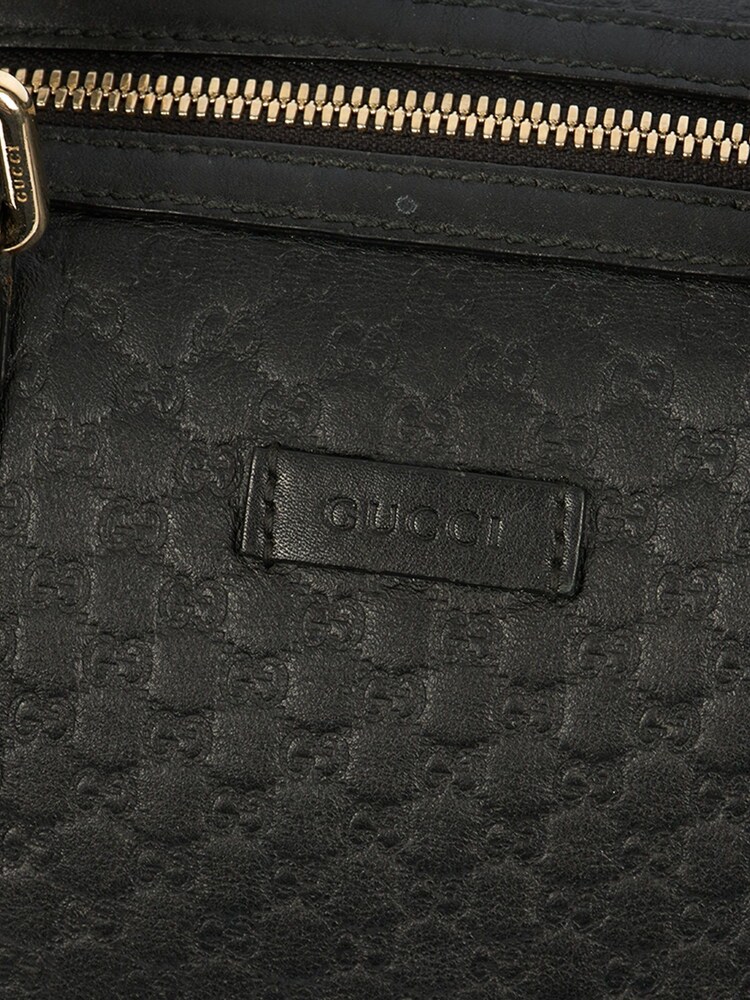 Gucci Black Boston Guccissima Handbag - Image 6 of 6