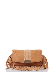 Jimmy Choo Brown Clutch Leather Handbag - Image 1 of 6