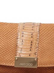 Jimmy Choo Brown Clutch Leather Handbag - Image 5 of 6