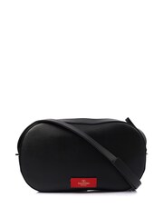 Black Valentino V Logo Cross-Body Leather Handbag - Image 1 of 5