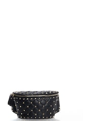 Valentino Black Rockstud Belt Bag Leather Handbag - Image 1 of 5