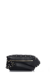 Valentino Black Rockstud Belt Bag Leather Handbag - Image 3 of 5