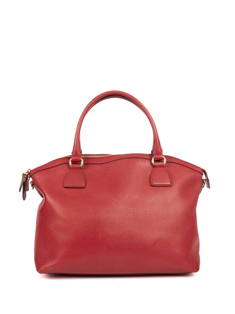 Gucci Red Charmy Hobo Leather Handbag - Image 2 of 5