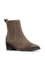 Clarks Grey Mole Side Morzine Top Boots - Image 3 of 7