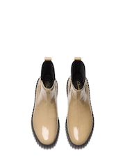 Clarks Cream Leather Torhill Maple Boots - Image 4 of 6