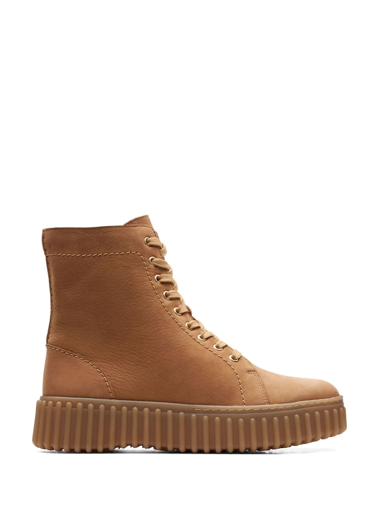 Clarks Natural Leather Torhill Rise Boots - Image 1 of 7