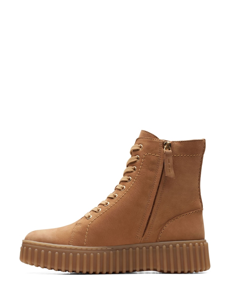 Clarks Natural Leather Torhill Rise Boots - Image 2 of 7