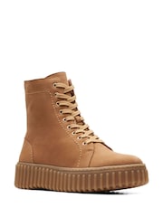 Clarks Natural Leather Torhill Rise Boots - Image 3 of 7
