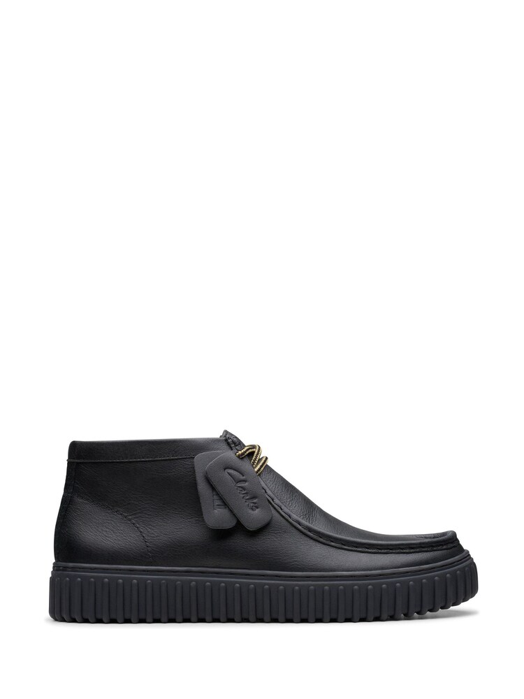 Clarks Black/chrome Suede Torhill Hi Boots - Image 1 of 7 Clarks Black/chrome Suede Torhill Hi Boots - Image 1 of 7