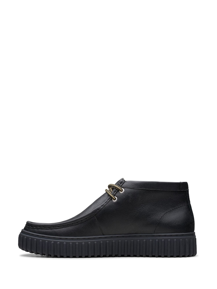 Черный/хром - Clarks Замшевые ботинки Torhill Hi - Изображение 2 из 7