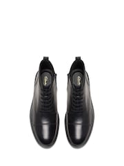 Clarks Black Leather Adwin Cap Boots - Image 6 of 7