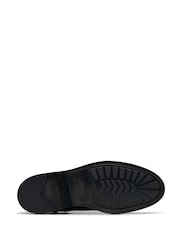 Clarks Black Leather Adwin Cap Boots - Image 7 of 7
