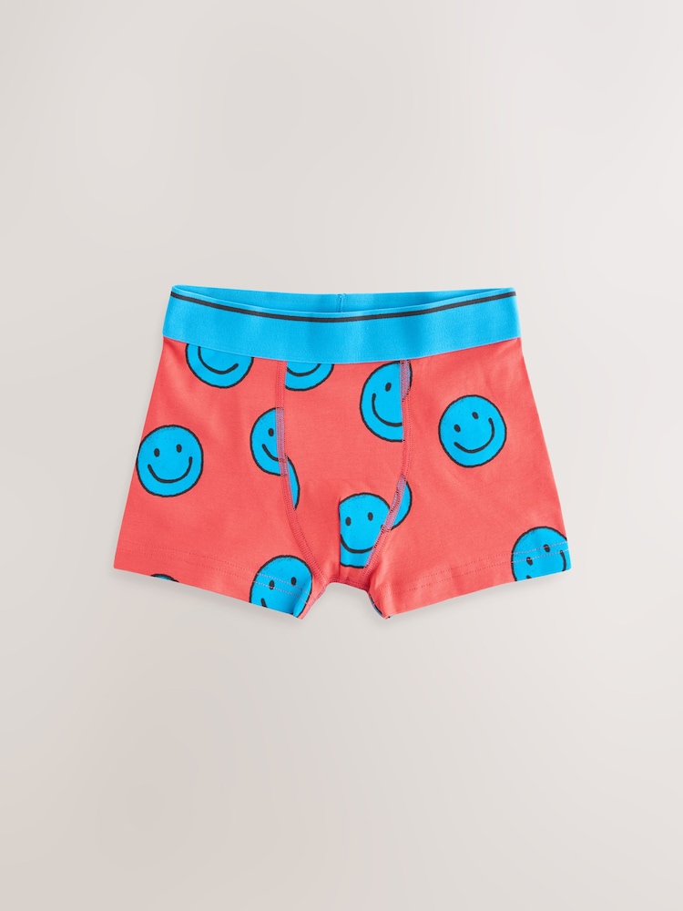 Multicolour Checkerboard Pattern Trunks 5 Pack (1.5-16yrs) - Image 4 of 9