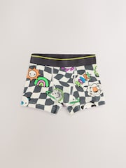Multicolour Checkerboard Pattern Trunks 5 Pack (1.5-16yrs) - Image 5 of 9