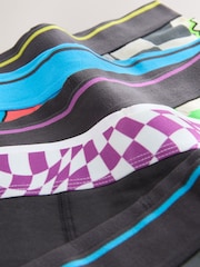 Multicolour Checkerboard Pattern Trunks 5 Pack (1.5-16yrs) - Image 8 of 9