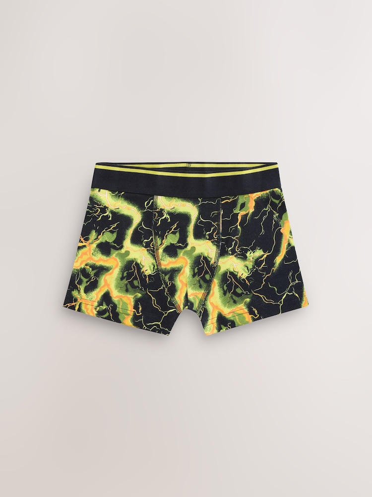 Multi Lightning Print Boxers 7 Pack (3-16yrs) - Image 6 of 11