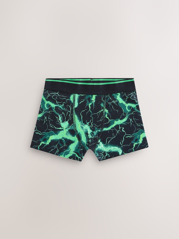 Multi Lightning Print Boxers 7 Pack (3-16yrs) - Image 7 of 11