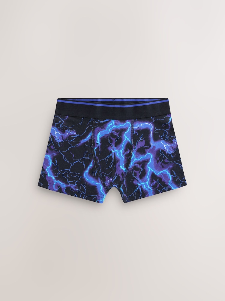 Multi Lightning Print Boxers 7 Pack (3-16yrs) - Image 8 of 11