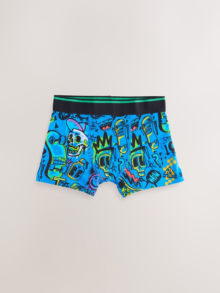 Graffiti Doodle Boxers Trunks 5 Pack (1.5-16yrs) - Image 3 of 9