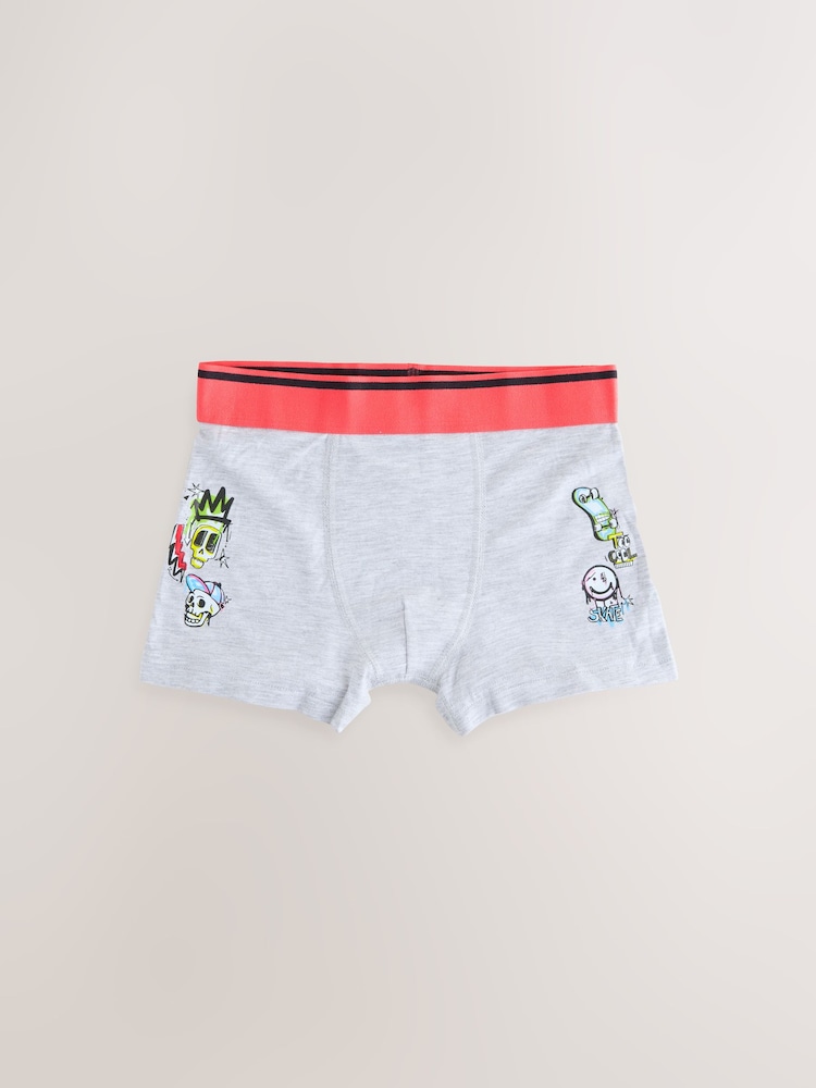 Graffiti Doodle Boxers Trunks 5 Pack (1.5-16yrs) - Image 4 of 9