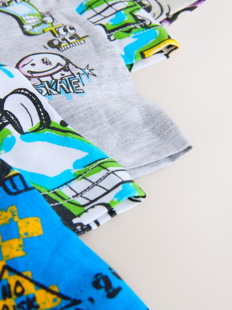Graffiti Doodle Boxers Trunks 5 Pack (1.5-16yrs) - Image 9 of 9