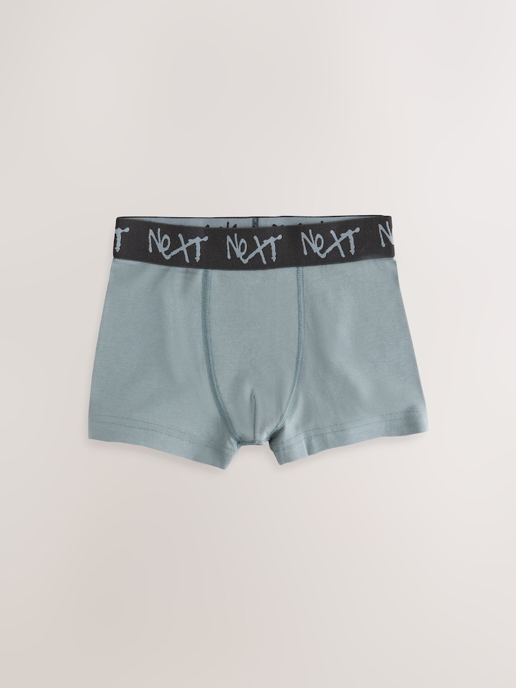 Mineral Multi with Navy Waistband Trunks 7 Pack (2-16yrs) - Image 2 of 11