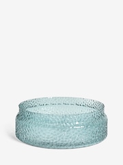 Blue Pressed Glass Decorative Bowl - Image 3 of 3
