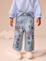 Denim Character Printed Jeans (3mths-7yrs) - Image 1 of 8