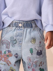 Denim Character Printed Jeans (3mths-7yrs) - Image 4 of 8