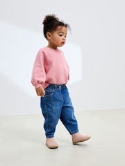 Mid Blue Denim Barrel Jeans (3mths-7yrs) - Image 2 of 8