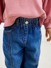 Mid Blue Denim Barrel Jeans (3mths-7yrs) - Image 4 of 8