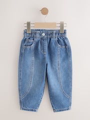 Mid Blue Denim Barrel Jeans (3mths-7yrs) - Image 5 of 8