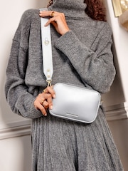 Katie Loxton Silver Zana Mini Cross-Body Bag - Image 1 of 4