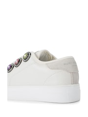Kurt Geiger London Cream Junior Mini Laney Octavia Trainers - Image 2 of 3