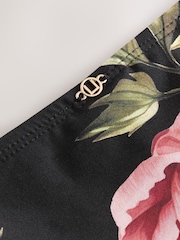 Black Floral Bikini Bottoms - Image 4 of 4