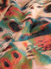 Teal/Pink Metallic Animal - Braguitas de bikini - Imagen 4 de 4