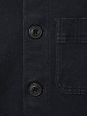 Reiss Navy Mcduffy 9-13 yrs Cotton-Blend Work Jacket - Image 4 of 4