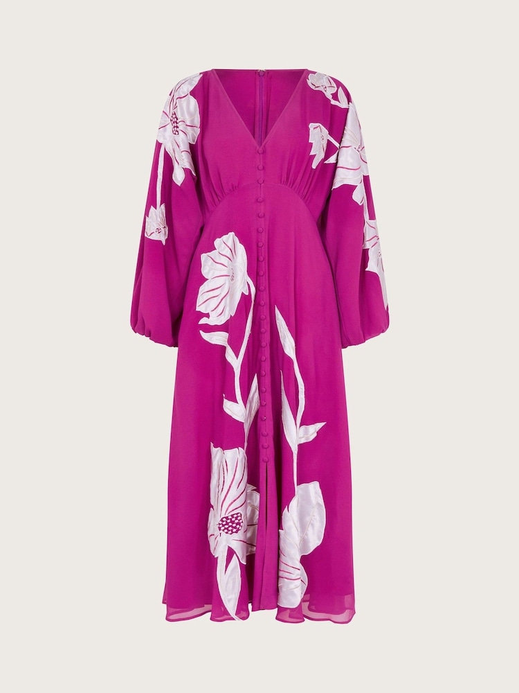 Monsoon – Talia – Midi-Freizeitkleid mit Blumenapplikation - Bild 6 von 6 Monsoon – Talia – Midi-Freizeitkleid mit Blumenapplikation - Bild 6 von 6
