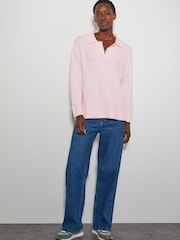 Monsoon Pink Carla Collar Jumper - Image 2 of 4