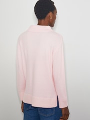 Monsoon Pink Carla Collar Jumper - Image 3 of 4